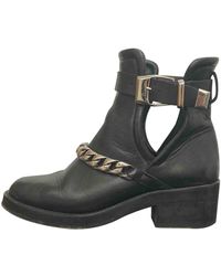 Sandro Leder Motorradstiefel - Mehrfarbig