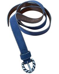Sandro Leder Gürtel - Blau