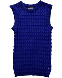 Chanel Wolle Pullover - Blau