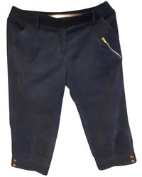 Sandro Shorts Baumwolle Blau