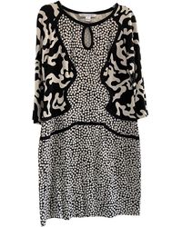 Diane von Furstenberg Seide Mini kleid - Schwarz