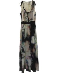 Sandro Maxi kleid - Mehrfarbig