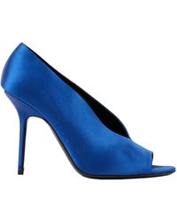 Burberry Cloth Heels - Blue