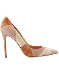 Gianvito Rossi Tacones en ante beige \N - Neutro