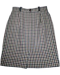 Burberry Wool Skirt - Multicolor
