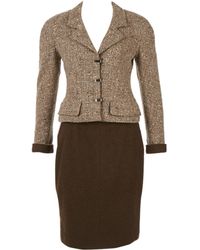 Chanel Wolle Kostüm - Mehrfarbig