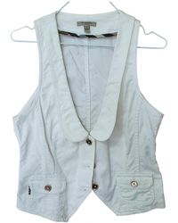 Burberry Cardi Coat - White