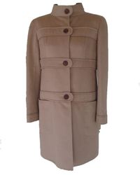 Valentino Abrigo en lana beige \N - Neutro