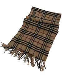 Burberry Pañuelos. Bufandas en lana beige - Neutro