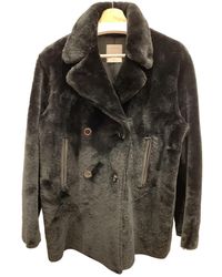 Sandro Fall Winter 2019 Schaf Mäntel - Schwarz