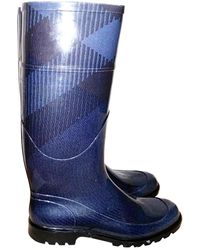 Burberry Wellington Boots - Blue