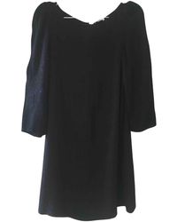 Claudie Pierlot \n Navy Viscose Dress - Blue