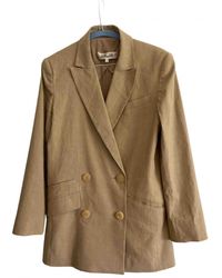 Diane von Furstenberg Leinen Blouson - Natur