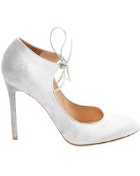 Gianvito Rossi Tacones en terciopelo gris \N