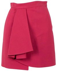 Valentino \n Pink Wool Skirt