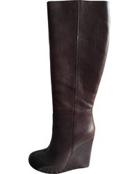 Marni Stivali in Pelle - Marrone