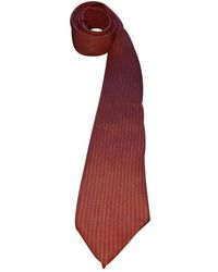Hermès Corbatas en seda rosa