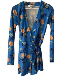 Diane von Furstenberg Seide Jumpsuits - Blau
