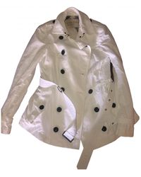 Burberry Trench Coat - White