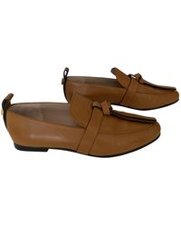 stuart weitzman triton leather flat