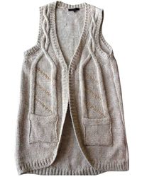 Maje Beige Wool Knitwear - Natural