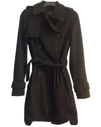 Maje Black Wool Coats