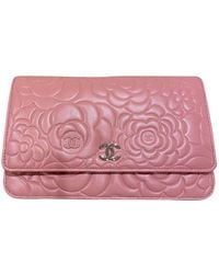 Chanel Wallet On Chain Leder Cross Body Tashe - Pink