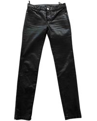 Chanel Pantaloni in elastan nero