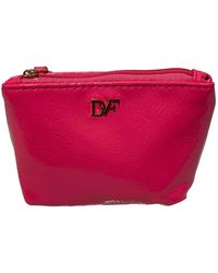 Diane von Furstenberg Lackleder Portemonnaie - Pink