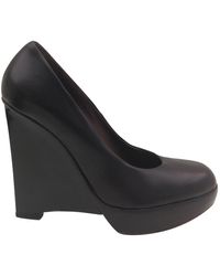 Marni Scarpe con tacco in pelle marrone