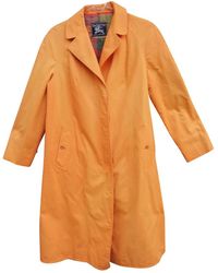 Burberry Trench Coat - Orange
