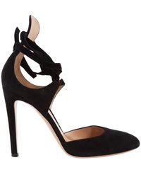 Gianvito Rossi Escarpins \N en Suede Noir