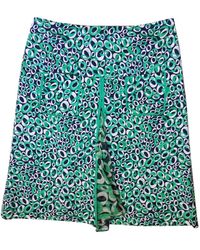 Diane von Furstenberg Jupe \N en Coton Vert
