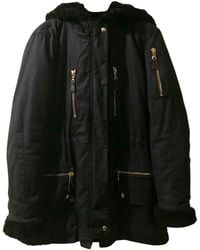 Sandro Mantel Baumwolle Schwarz