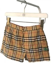 Burberry Brown Cotton Shorts