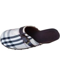 Burberry Leather Mules & Clogs - Multicolour