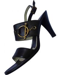 Marni Sandali alla schiava in Pelle - Blu