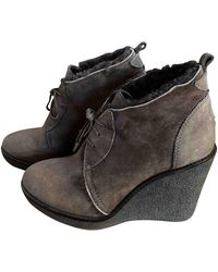 Moncler Bottes en Suede - Multicolore