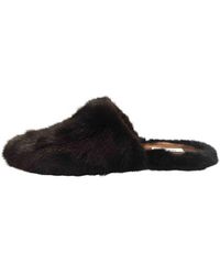 Max Mara Brown Mink Sandals