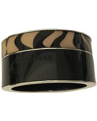 Max Mara Black Metal Bracelet