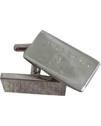 Burberry Gemelli in placcato argento argentato - Grigio