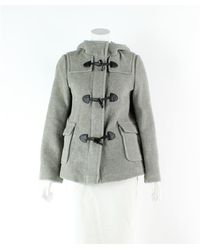 Burberry Wool Coat - Grey