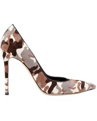 Gianvito Rossi Kalbsleder In Pony-optik Pumps - Braun