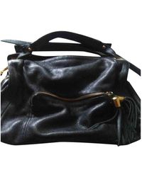 Sandro Black Leather Handbag
