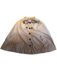 Burberry Beige Cotton Jacket - Natural