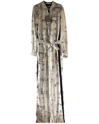 Burberry Silk Jumpsuit - Multicolour