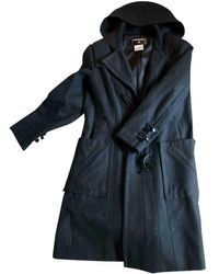 Chanel Trenca de Lana - Negro