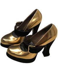 Marni Décolleté in Pelle - Metallizzato