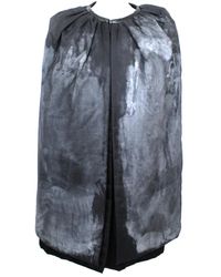 Rick Owens Chaqueta en algodón negro \N