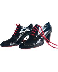 Max Mara Patent Leather Heels - Brown